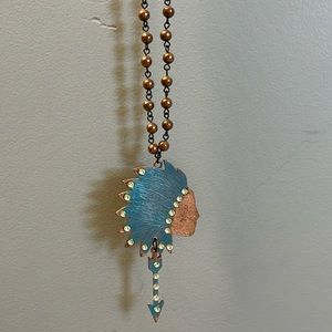 Indian head necklace